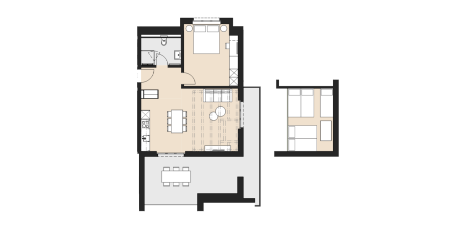 Frutt Suite - Grundrissplan